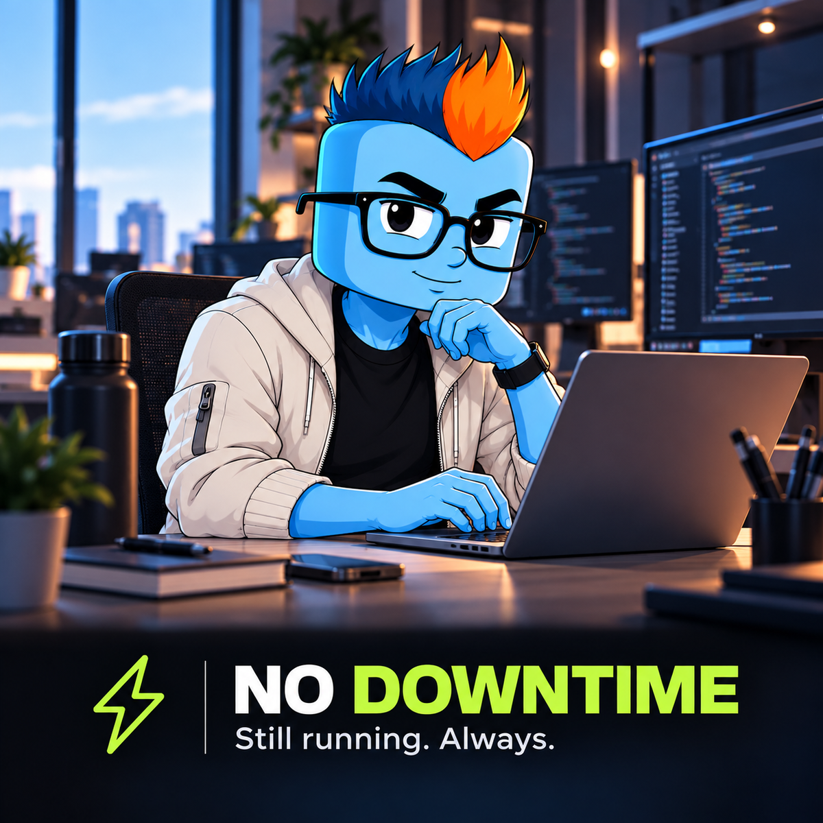 ⚡ NO DOWNTIME