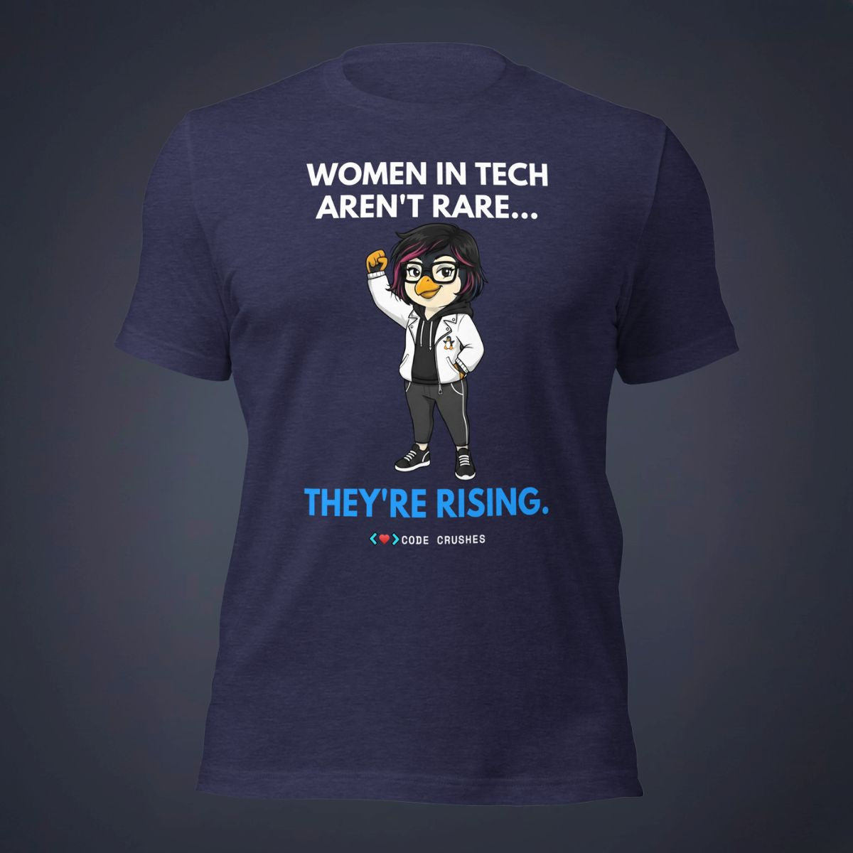 Women in Tech Aren't Rare... They're Rising T-shirt
