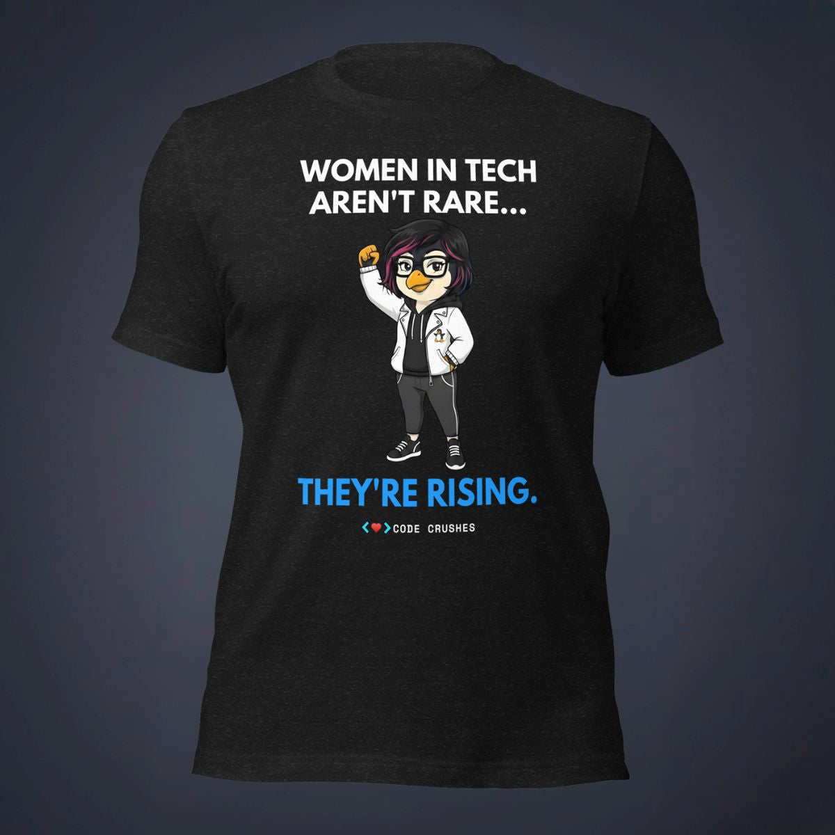 Women in Tech Aren't Rare... They're Rising T-shirt