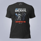 Code Crushes T-SHIRT Dark Grey Heather / S AI Doesn't Fear Death. I Definitely Do. T-Shirt