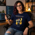 Powered by Linux. Kept Alive by Coffee. T-Shirt
