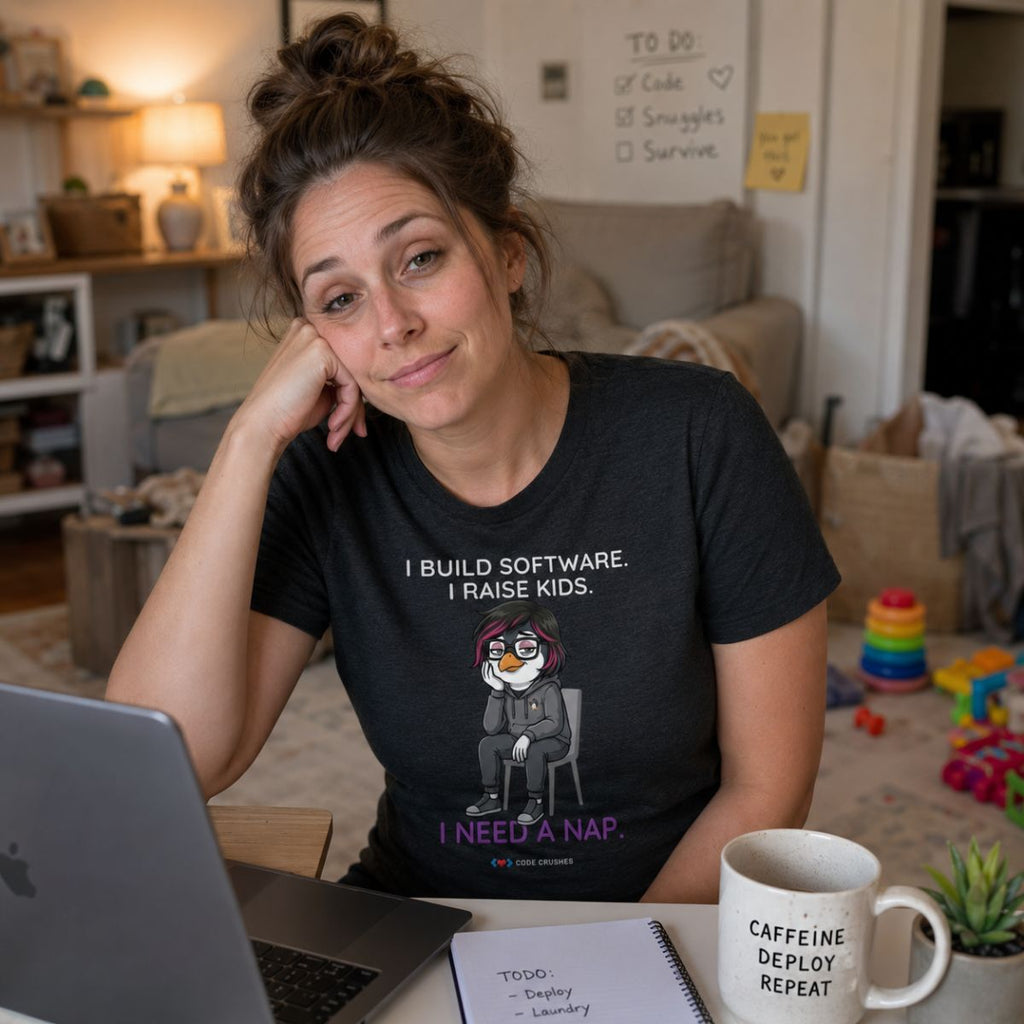 I Build Software. I Raise Kids. I Need a Nap. T-Shirt