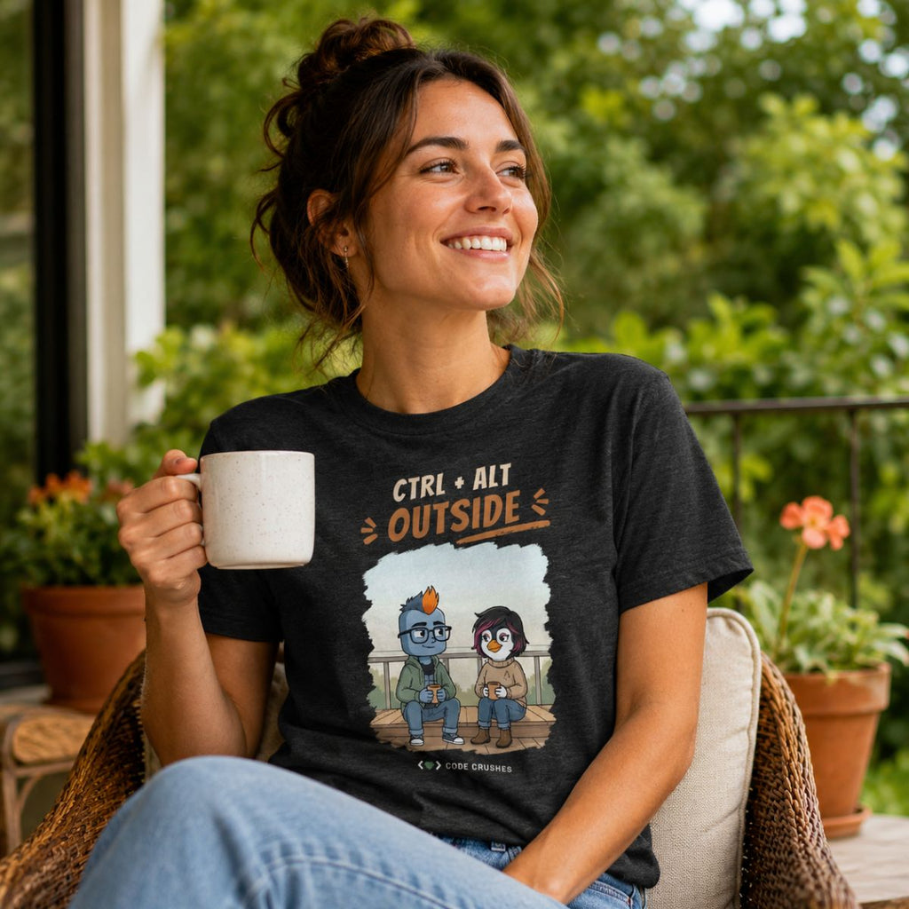 Ctrl + Alt + Outside. T-Shirt