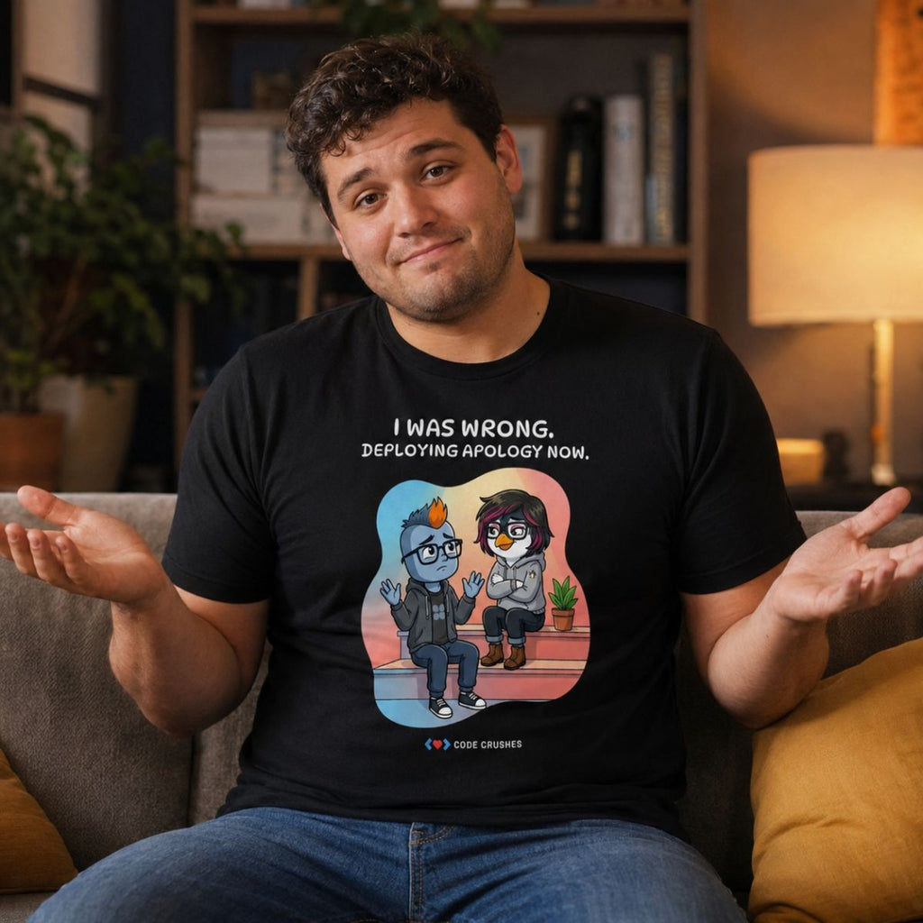 I Was Wrong. Deploying Apology Now. T-Shirt