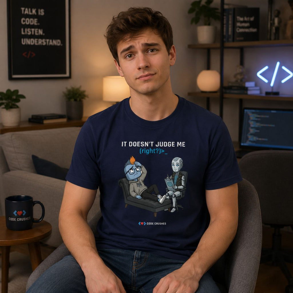 It Doesn't Judge Me (Right?) T-Shirt