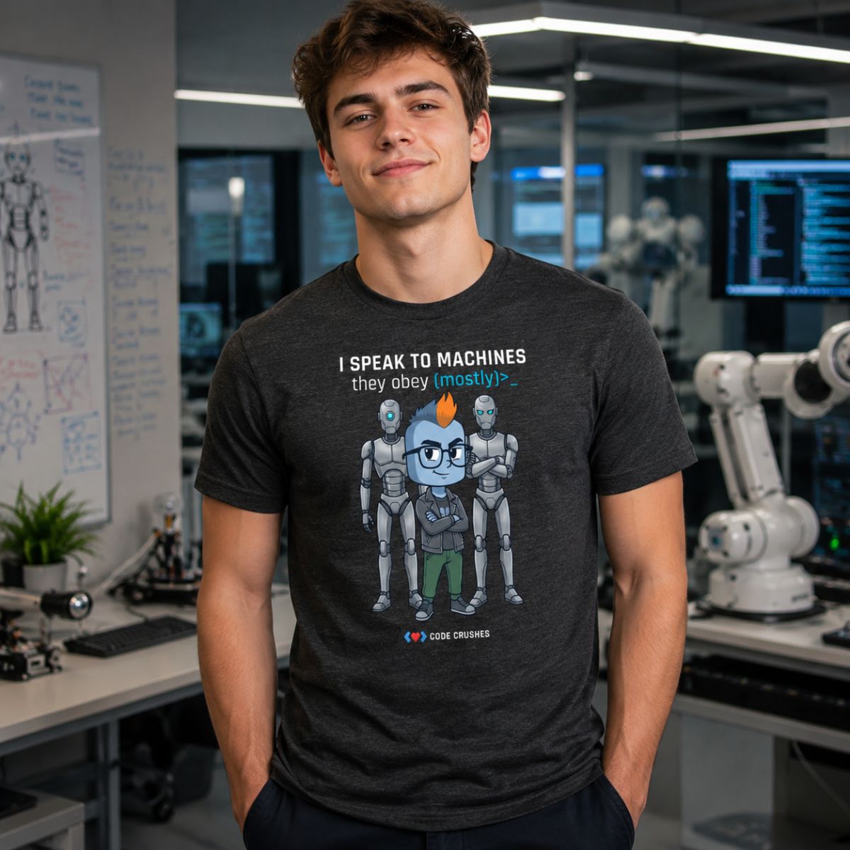 I Speak to Machines. They Obey. Mostly. T-Shirt