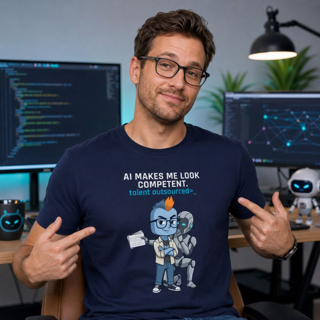 AI Makes Me Look Competent T-Shirt