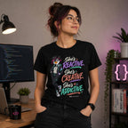 Code Crushes T-SHIRT She's Reactive, She's Creative, She's Addictive T-Shirt