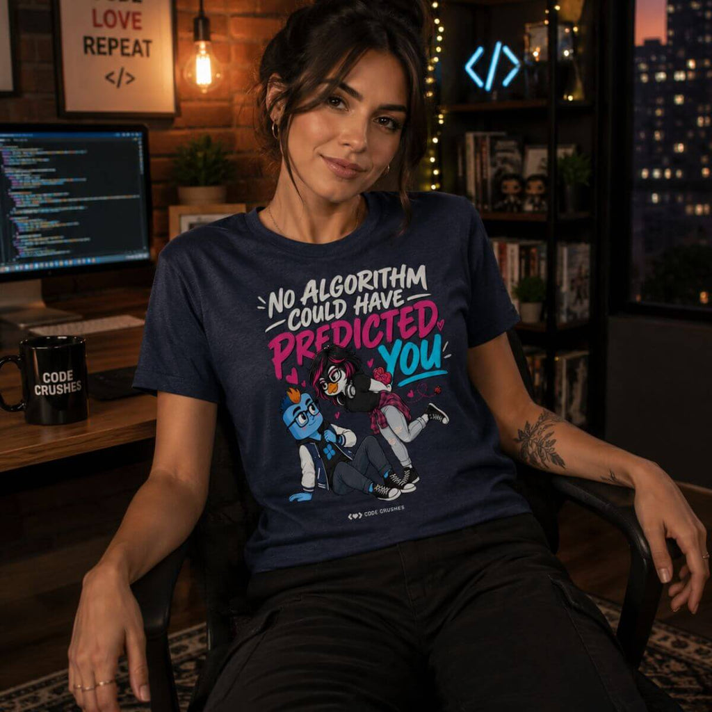 Code Crushes T-SHIRT No Algorithm Could Have Predicted You T-Shirt