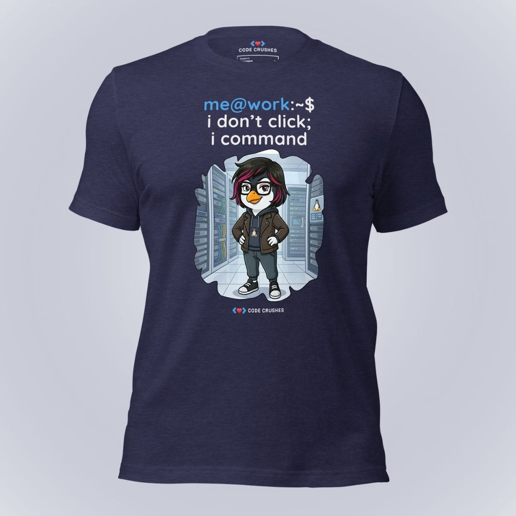 I don't click. I command. T-Shirt