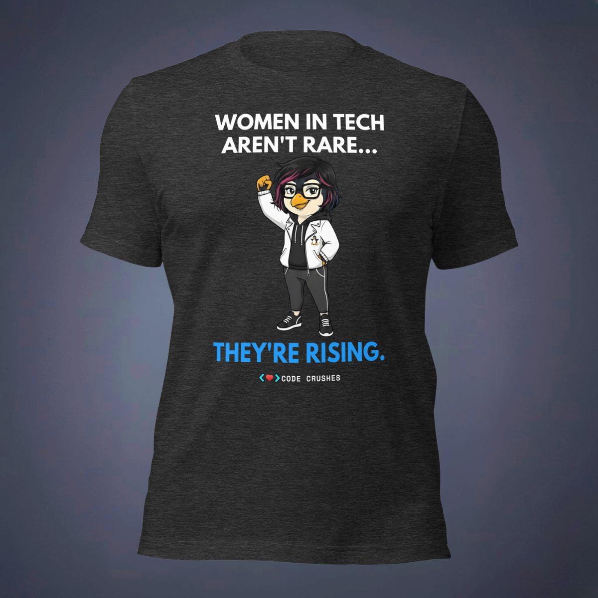 Women in Tech Aren't Rare... They're Rising T-shirt