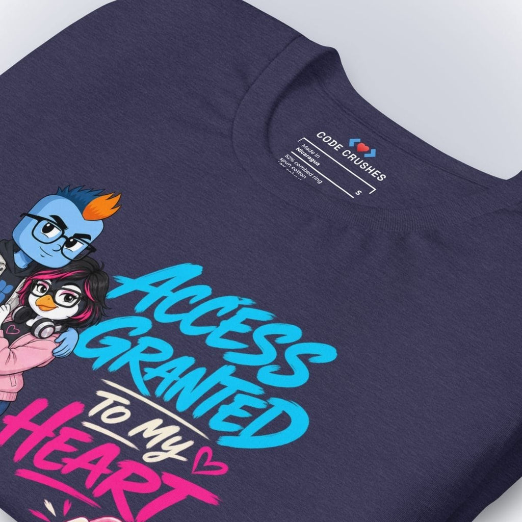 Code Crushes T-SHIRT Access Granted to My Heart T-Shirt