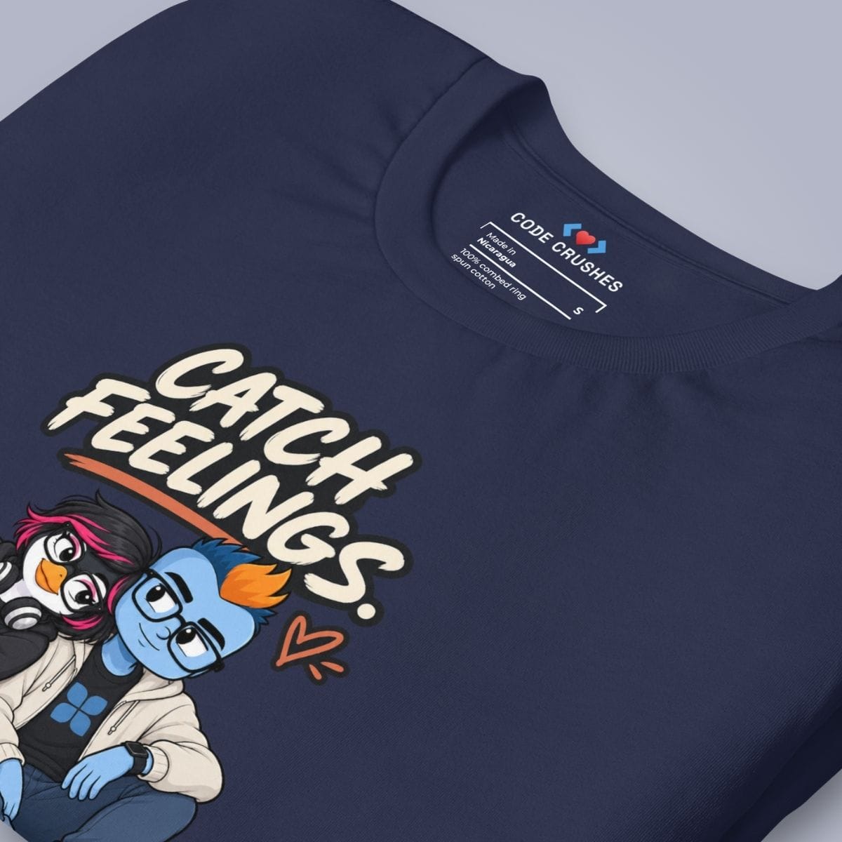 Code Crushes T-SHIRT Catch Feelings. Not WiFi. T-Shirt