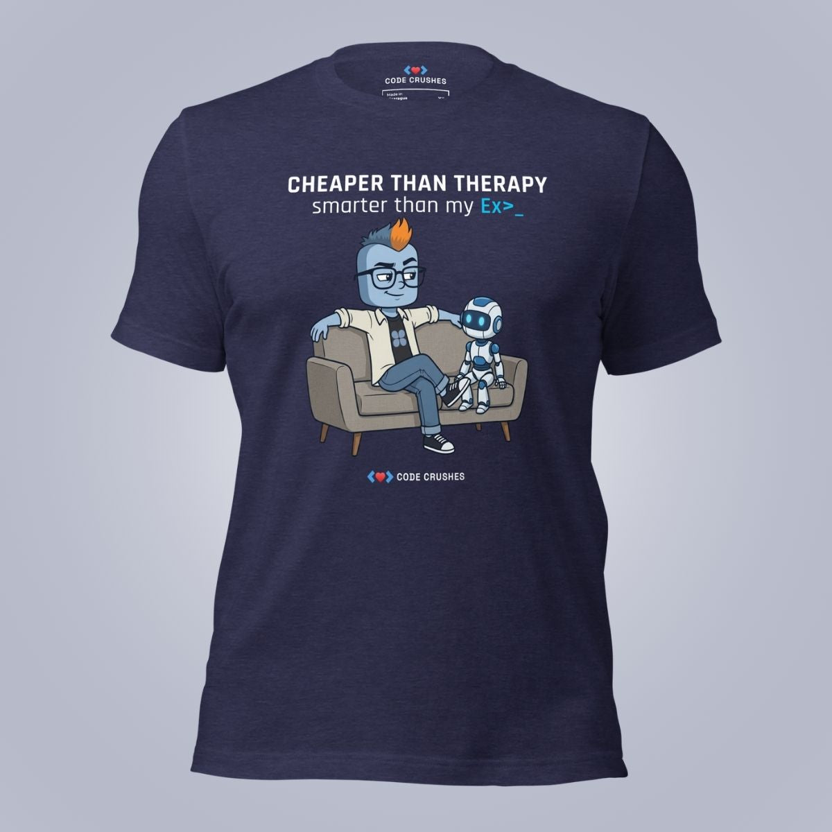 Cheaper Than Therapy. Smarter Than My Ex. T-Shirt