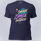Code Crushes T-SHIRT Heather Midnight Navy / S Confident, Capable & Slightly Overqualified T-Shirt