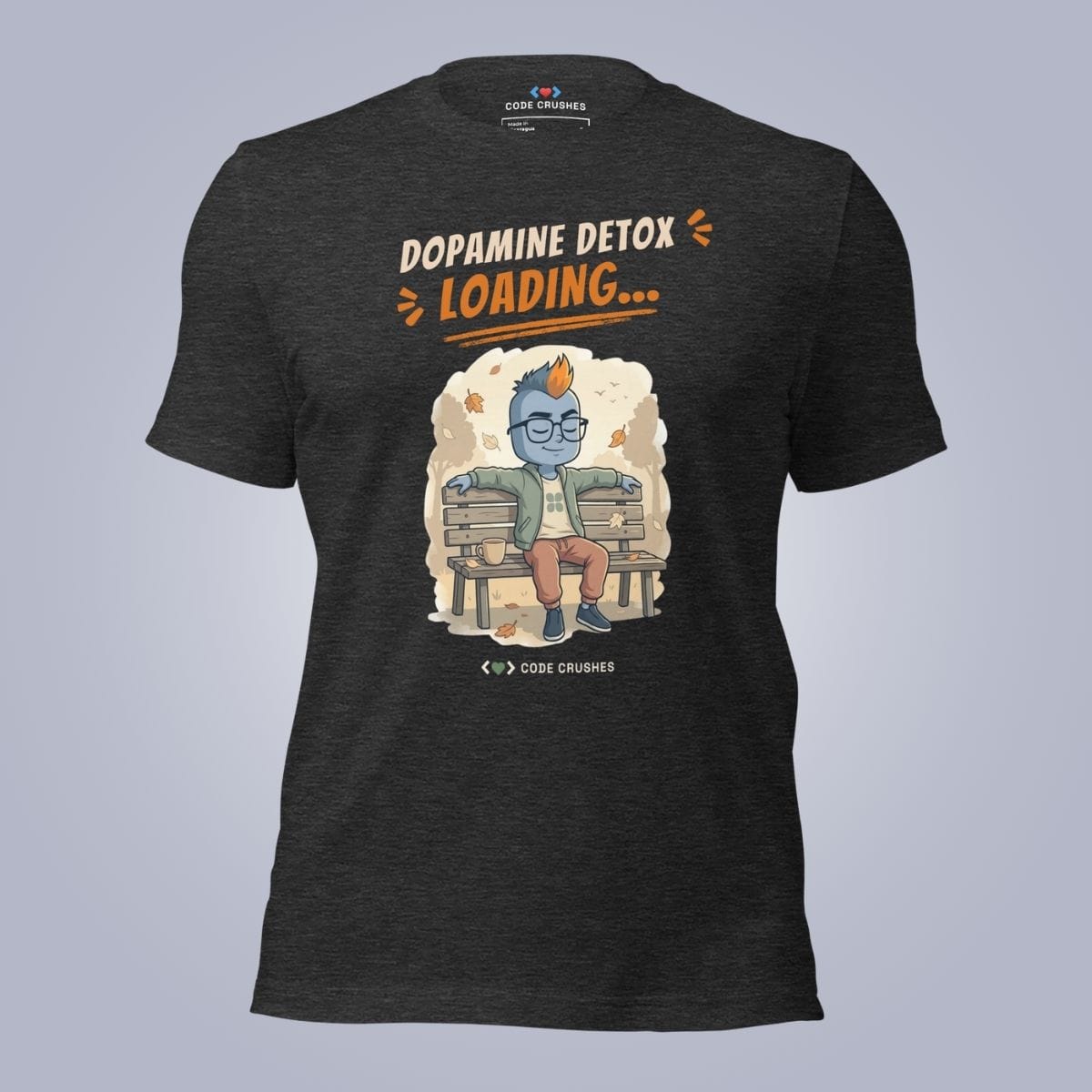 Code Crushes T-SHIRT Dark Grey Heather / S Dopamine Detox. Loading... T-Shirt