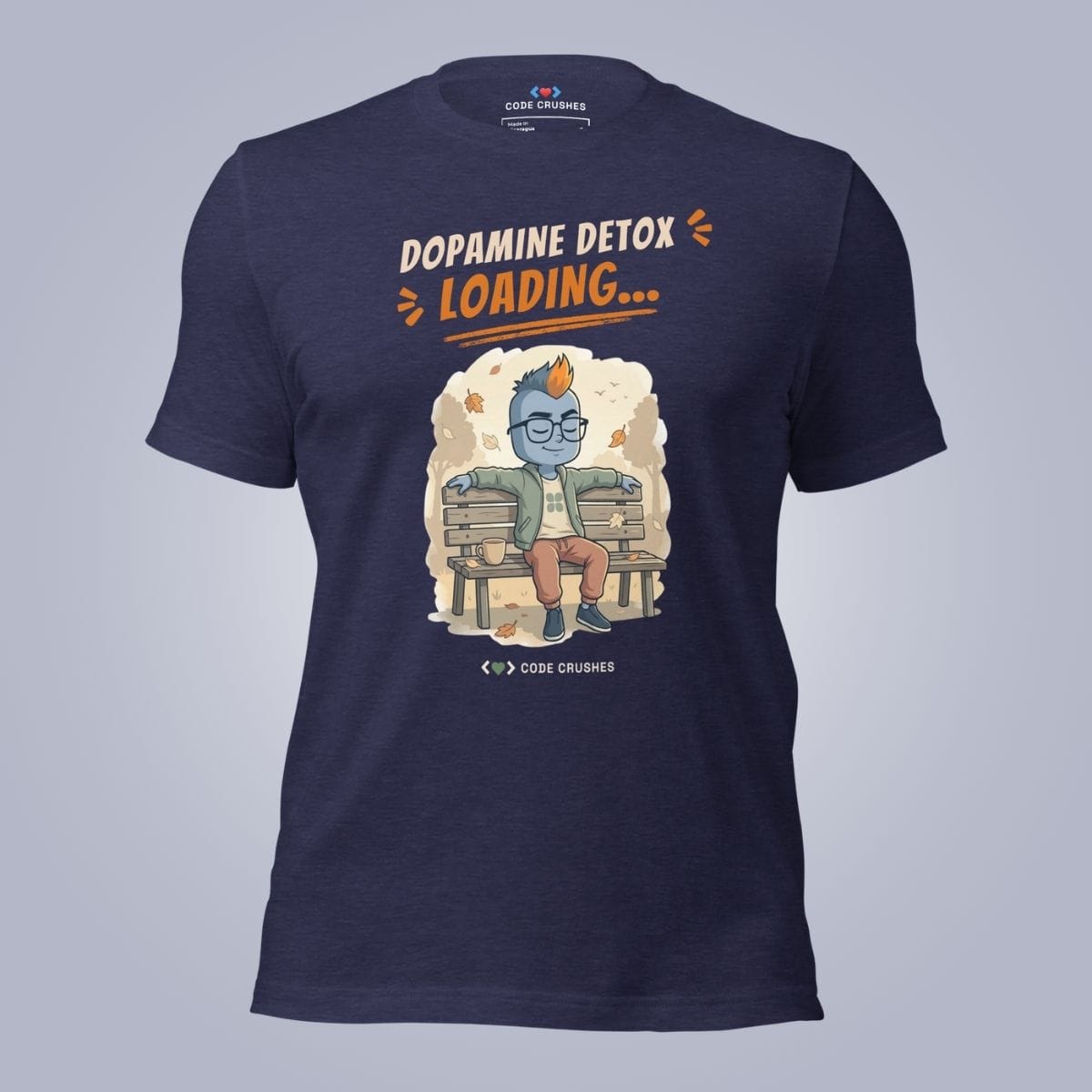 Code Crushes T-SHIRT Heather Midnight Navy / S Dopamine Detox. Loading... T-Shirt