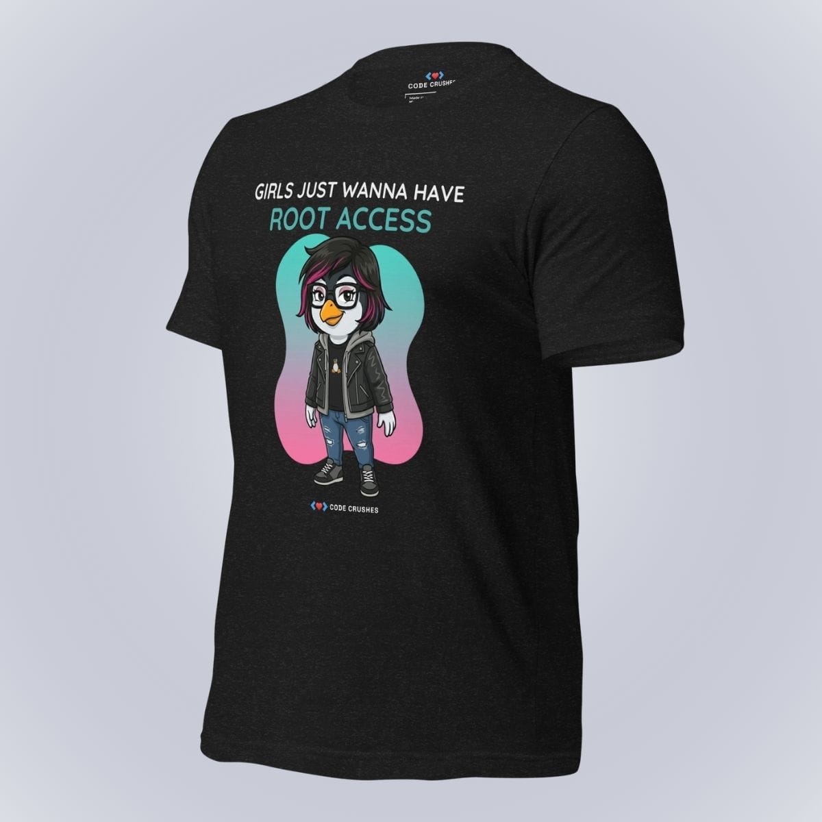Code Crushes T-SHIRT Girls Just Wanna Have Root Access. T-Shirt