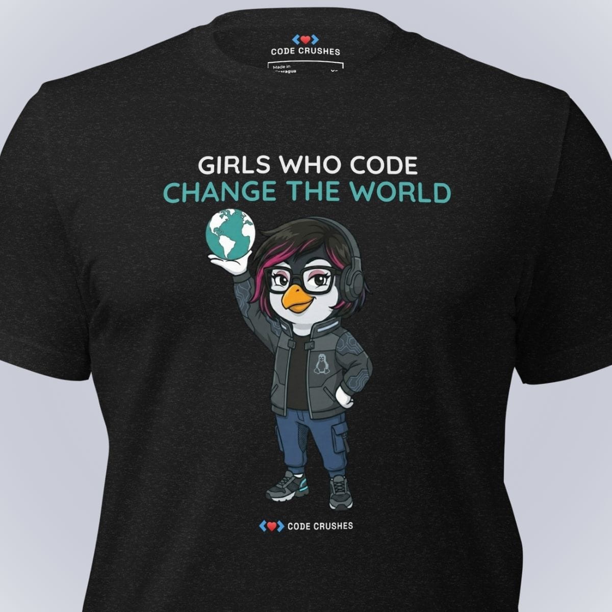 Code Crushes T-SHIRT Girls Who Code Change the World. T-Shirt