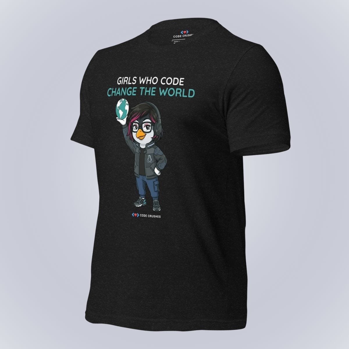 Code Crushes T-SHIRT Girls Who Code Change the World. T-Shirt