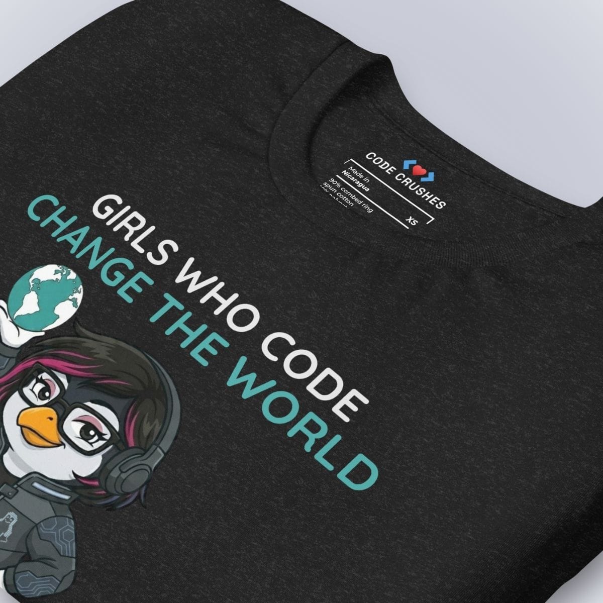 Code Crushes T-SHIRT Girls Who Code Change the World. T-Shirt