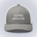 Code Crushes EMBROIDERY Heather Grey/White Going Analog Cap