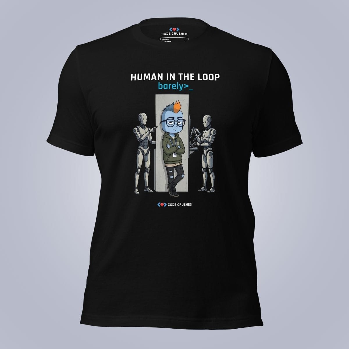 Code Crushes T-SHIRT Black / S Human in the Loop T-Shirt