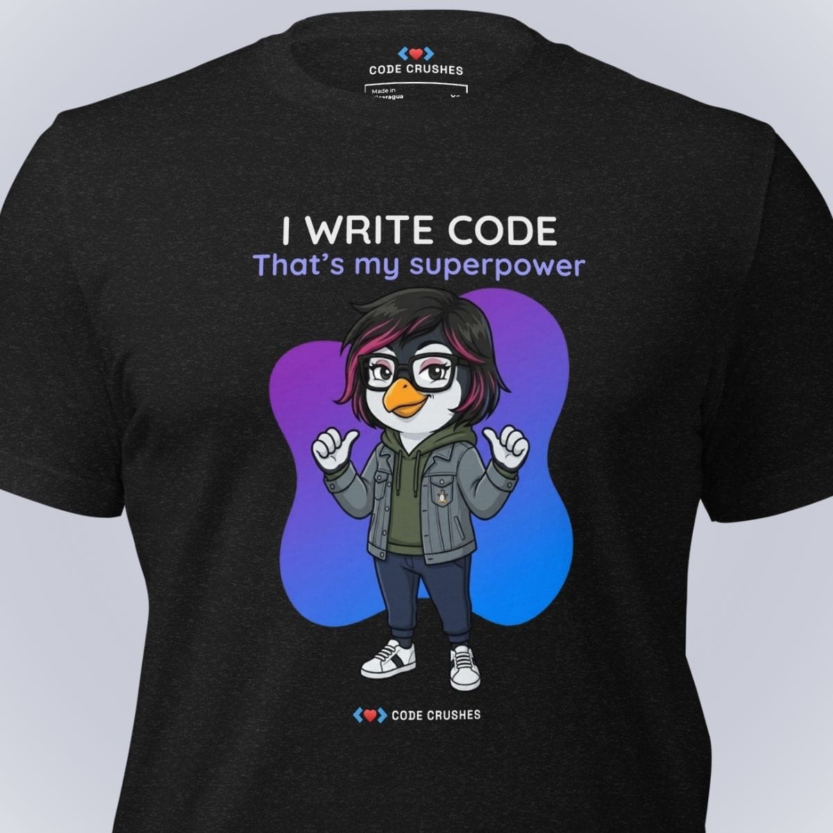 Code Crushes T-SHIRT I Write Code. That's My Superpower. T-Shirt