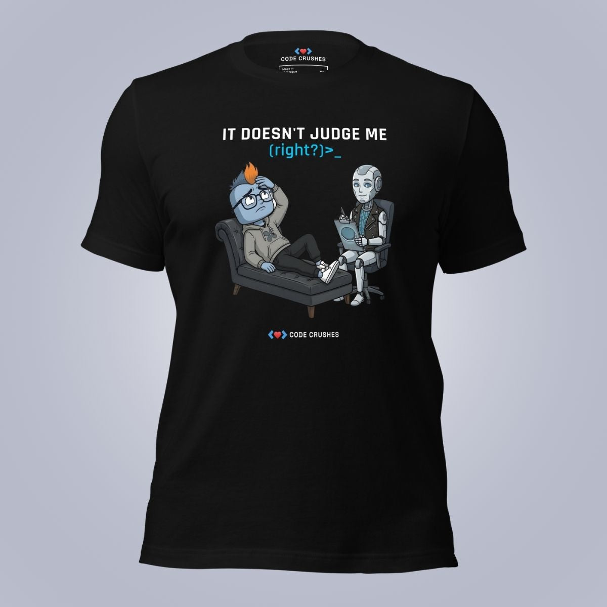 It Doesn't Judge Me (Right?) T-Shirt