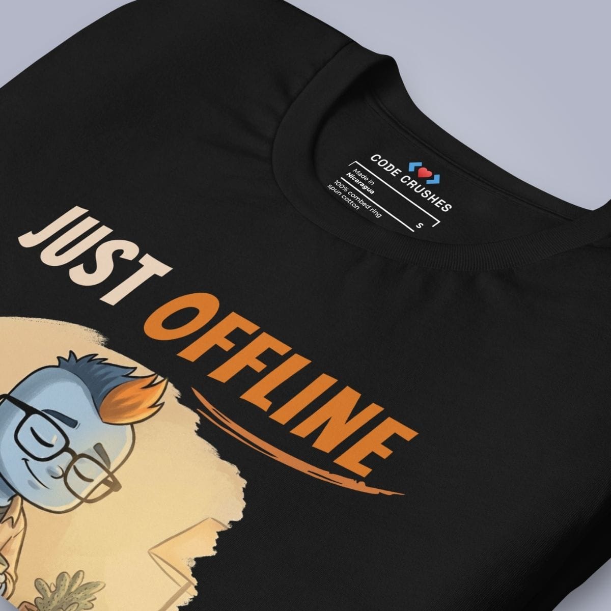 Code Crushes T-SHIRT Just Offline. T-Shirt