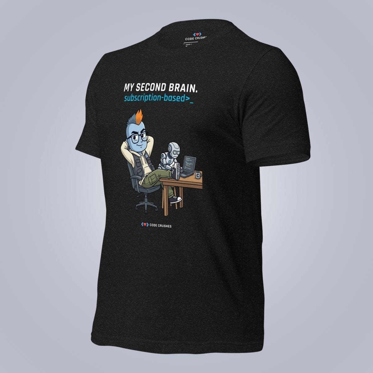 Code Crushes T-SHIRT My Second Brain T-Shirt