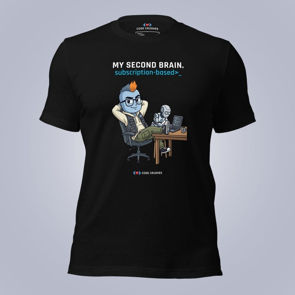 Code Crushes T-SHIRT Black / S My Second Brain T-Shirt