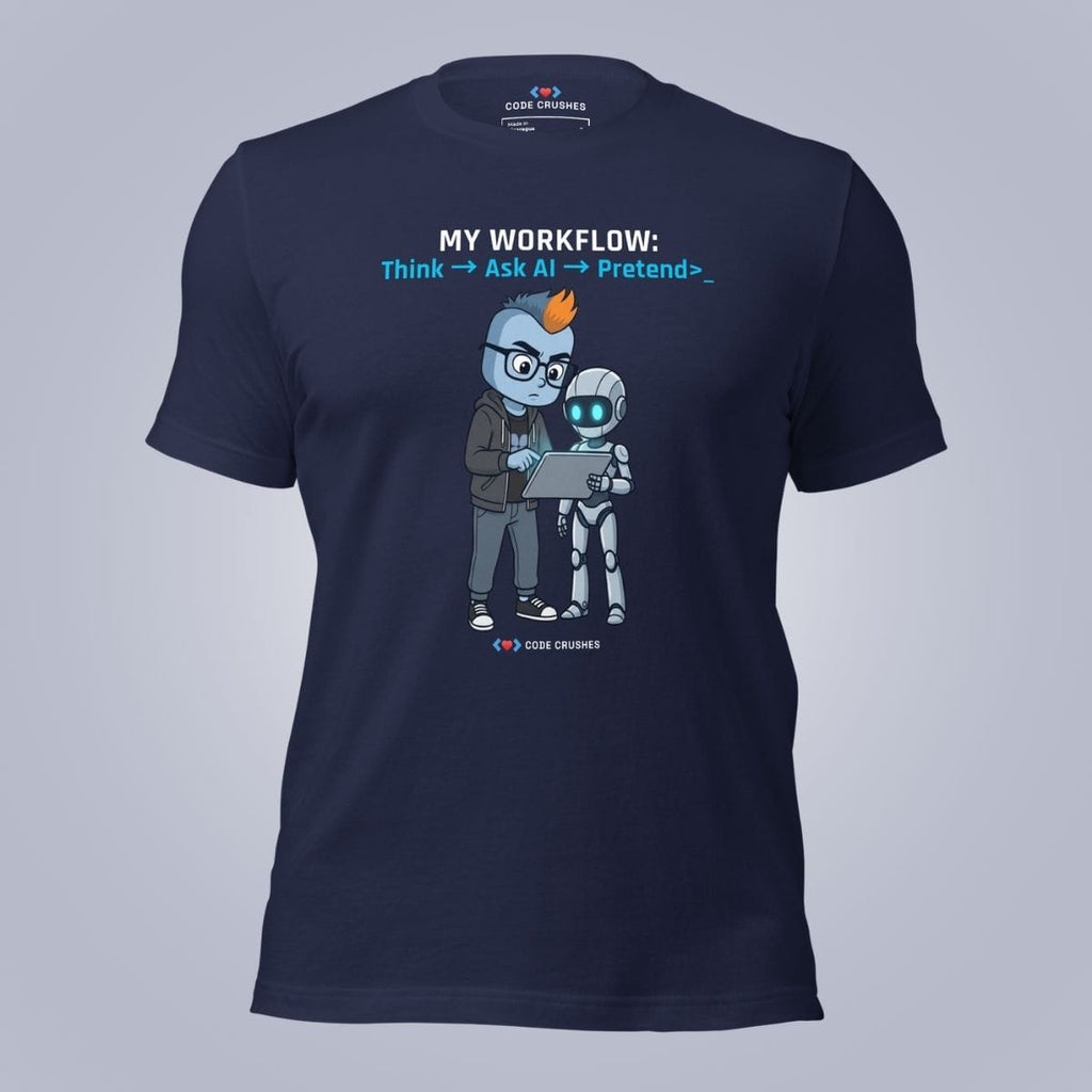 Code Crushes T-SHIRT Navy / S My Workflow T-Shirt