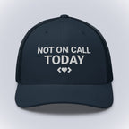 Code Crushes EMBROIDERY Navy Not On Call Today Cap