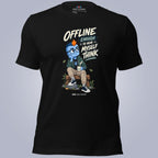 Code Crushes T-SHIRT Black / S Windy - Offline Enough to Hear Myself Think T-Shirt