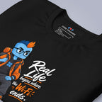 Code Crushes T-SHIRT Real Life Begins Where the WiFi Ends T-Shirt