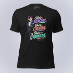Code Crushes T-SHIRT Black Heather / S She's Reactive, She's Creative, She's Addictive T-Shirt