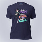Code Crushes T-SHIRT Heather Midnight Navy / S She's Reactive, She's Creative, She's Addictive T-Shirt