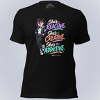 Code Crushes T-SHIRT Black / S She's Reactive, She's Creative, She's Addictive T-Shirt