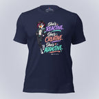 Code Crushes T-SHIRT Navy / S She's Reactive, She's Creative, She's Addictive T-Shirt