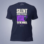 Code Crushes T-SHIRT Navy / S Silent Behind the Scenes, Vital to the World T-Shirt