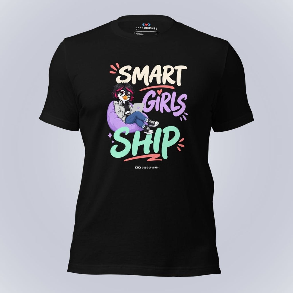 Code Crushes T-SHIRT Black / S Smart Girls Ship T-Shirt