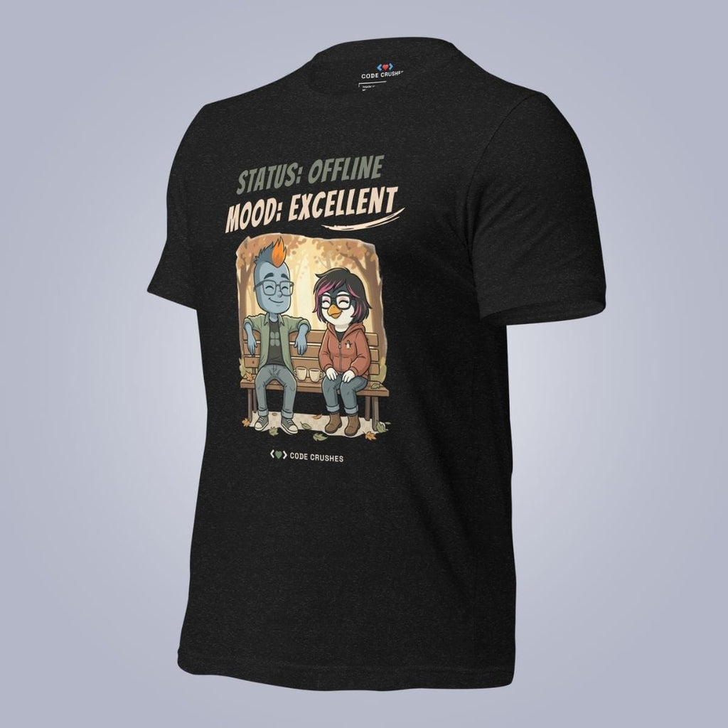 Code Crushes T-SHIRT Status: Offline, Mood: Excellent T-Shirt