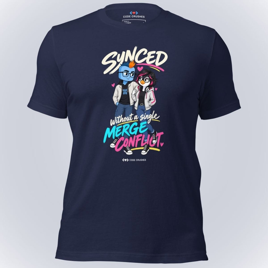 Code Crushes T-SHIRT Navy / S Synced T-Shirt