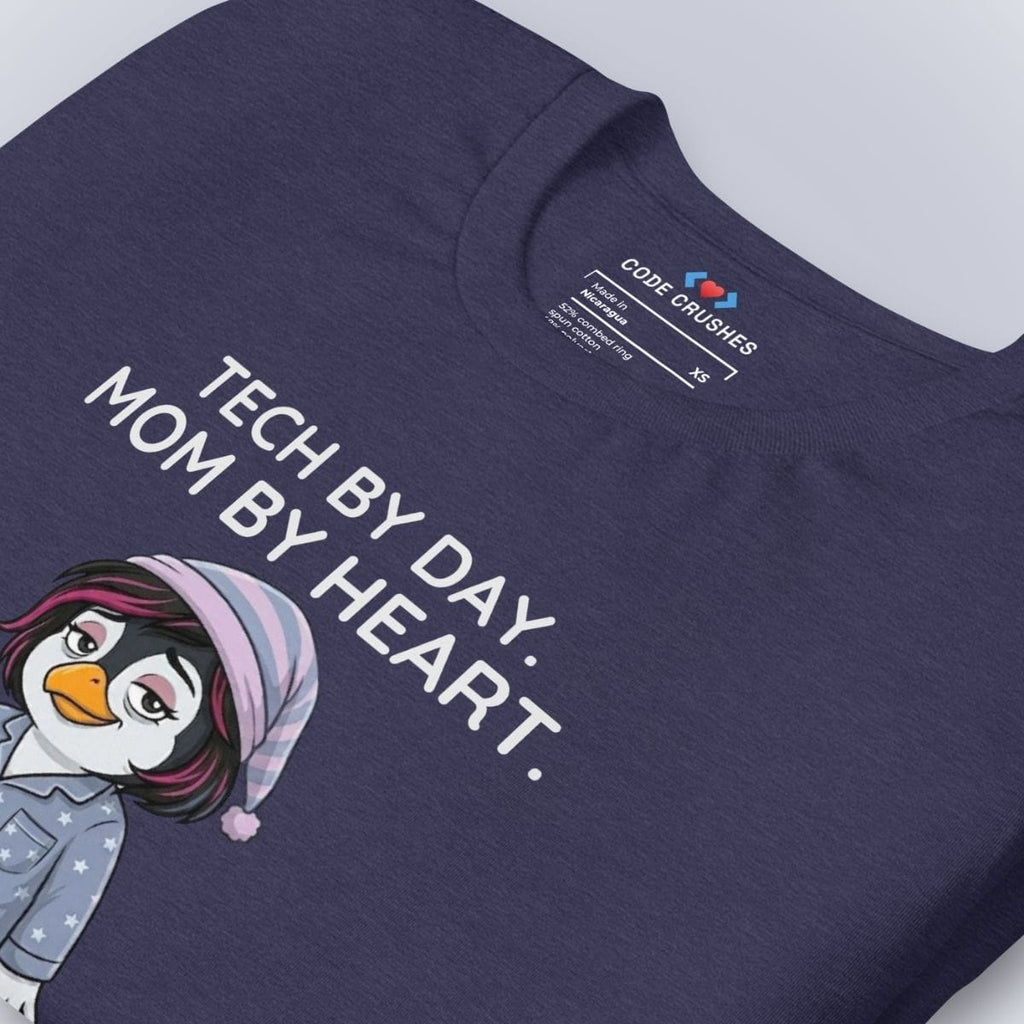 Code Crushes T-SHIRT Tech by Day. Mom by Heart. Sleep by Miracle. T-Shirt