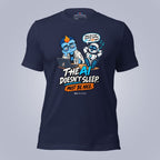 Code Crushes T-SHIRT Navy / S The AI Doesn't Sleep T-Shirt