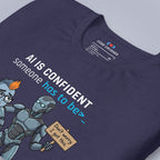 AI Is Confident. Someone Has to Be. T-Shirt