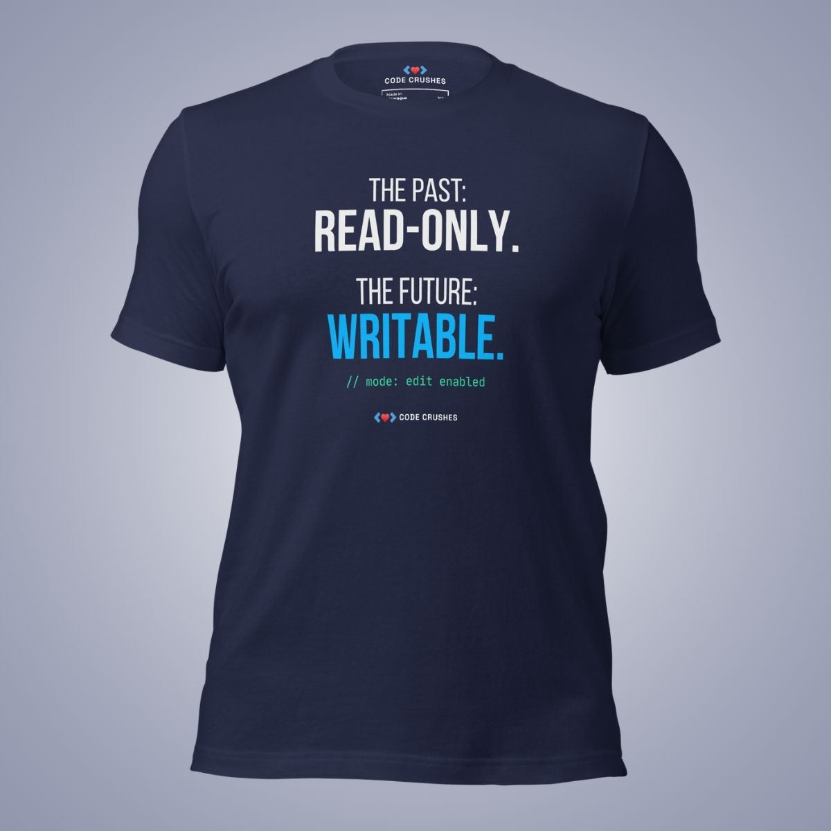 The Past: Read-Only. The Future: Writable. T-Shirt