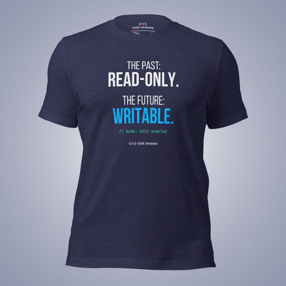 The Past: Read-Only. The Future: Writable. T-Shirt