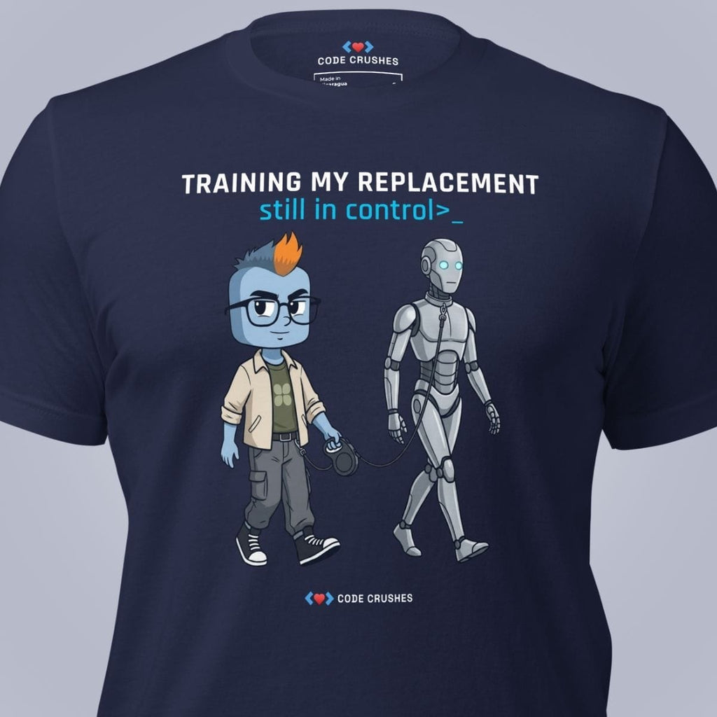 Code Crushes T-SHIRT Training My Replacement T-Shirt